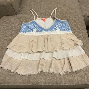 C&V CHELSEA AND VIOLET BOHO TANK SIZE MEDIUM